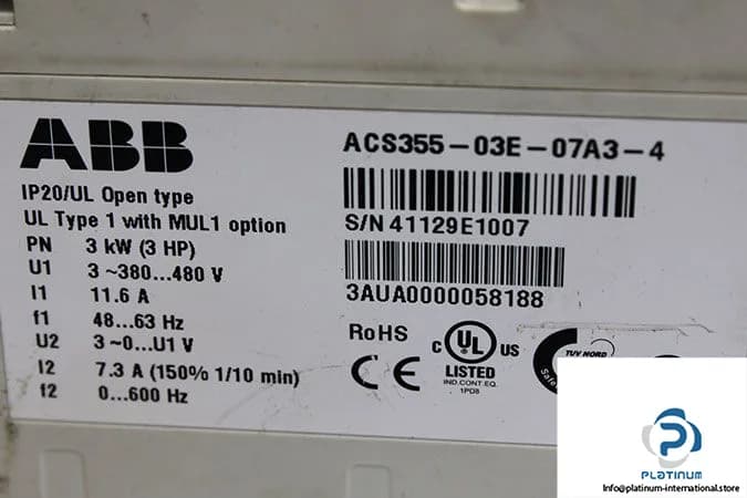 ABB ACS355-03E-07A3-4