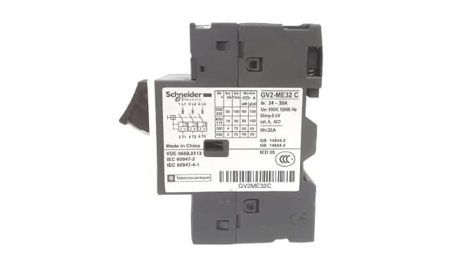 Schneider Electric GV2ME32C — Molded Case Circuit Breakers (MCCB) (image 2)