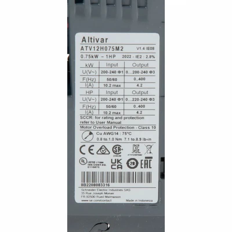 Schneider Electric ATV12H075M2 (image 4)