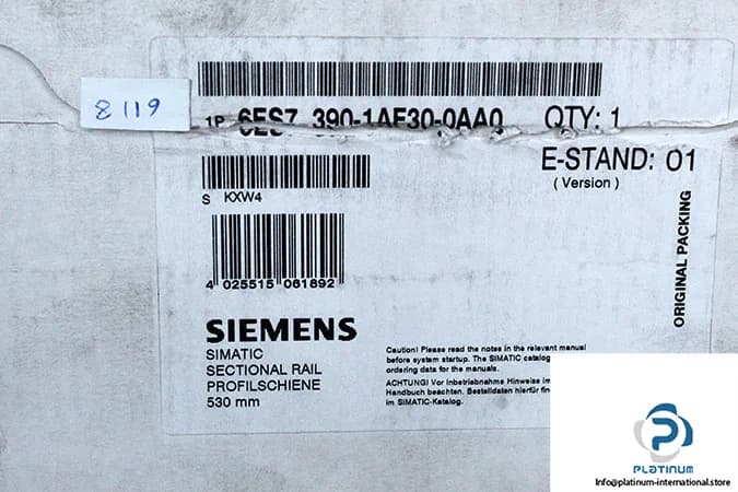 Siemens 6ES7390-1AF30-0AA0 (image 5)