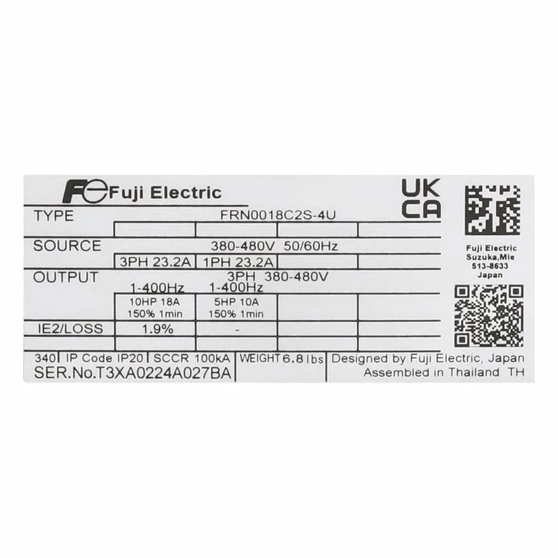 Fuji Electric FRN0018C2S-4U (image 5)