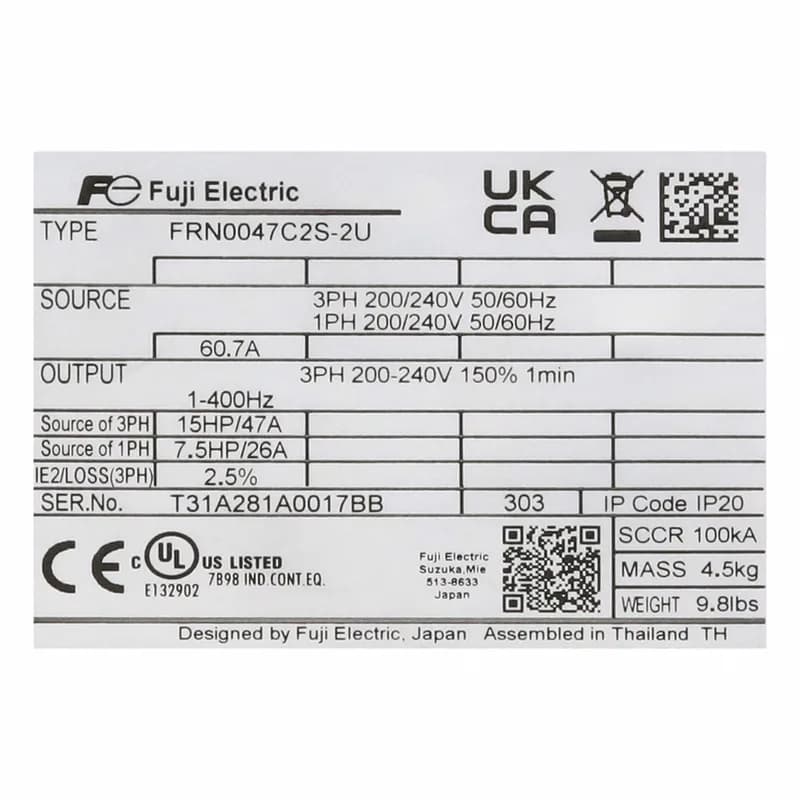 Fuji Electric FRN0047C2S-2U (image 5)