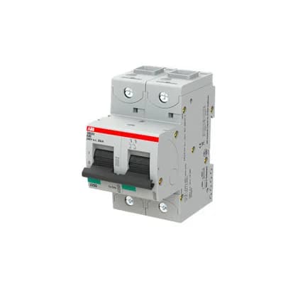 ABB S802U-K80 — 2-Pole MCB (DIN Rail) (image 2)