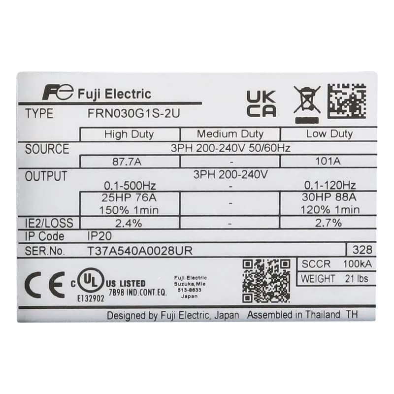 Fuji Electric FRN030G1S-2U (image 5)