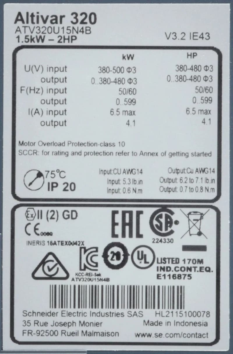 Schneider Electric ATV320U11N4B (image 4)