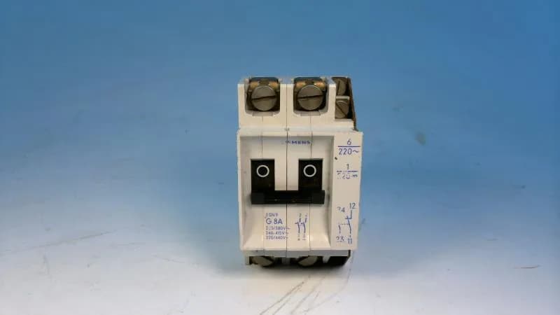 Siemens 5SN9-G8A — Miniature Circuit Breakers (MCB)