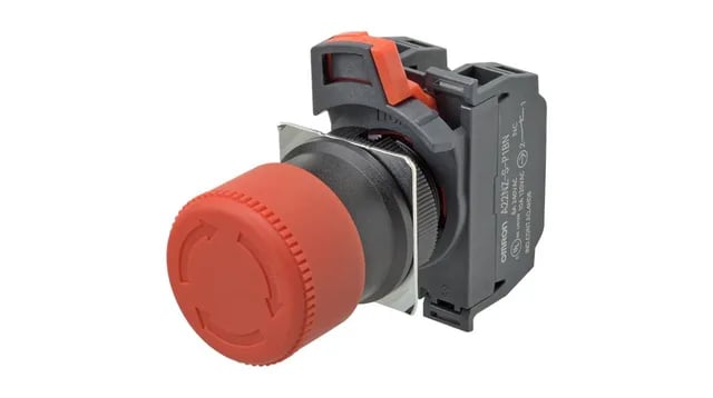 Omron A22NESP202N — Emergency Stop Pushbuttons