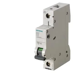 Siemens 5SL6114-7 — 1-Pole MCB (DIN Rail)