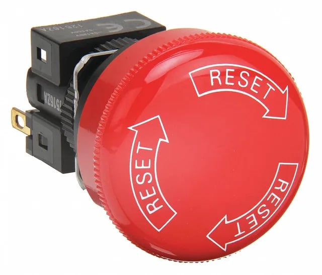 Omron A165E-S-02 — Emergency Stop Pushbuttons