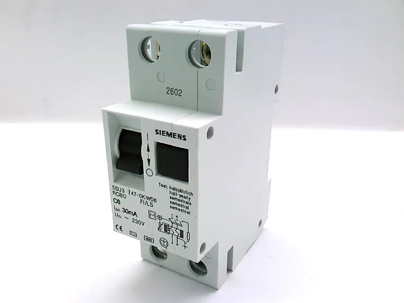 Siemens 5SU3766-3AU20 — Residual Current Breakers (RCCB/RCBO)