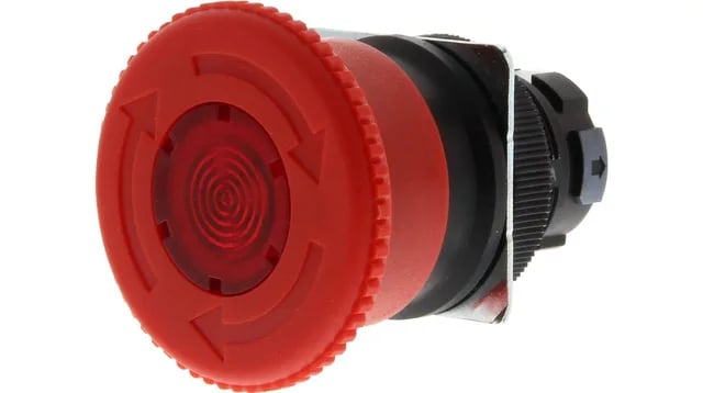 Omron A22ELM — Emergency Stop Pushbuttons