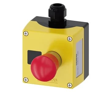 Siemens 3SU1851-0NB10-4GB2 — Emergency Stop Pushbuttons