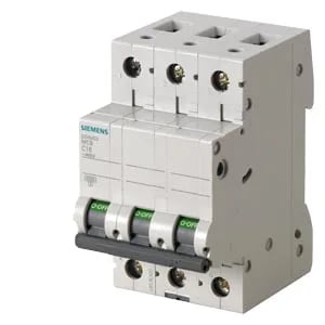 Siemens 5SN6350-7CN — 3-Pole MCB (DIN Rail)
