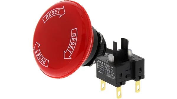 Omron A165EM02 — Emergency Stop Pushbuttons