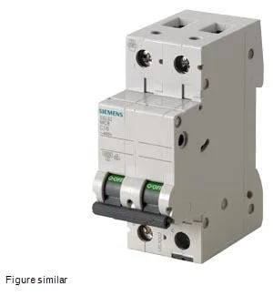 Siemens 5SL6214-7 — 2-Pole MCB (DIN Rail)