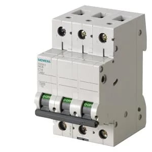 Siemens 5SN4350-7CN — 3-Pole MCB (DIN Rail)